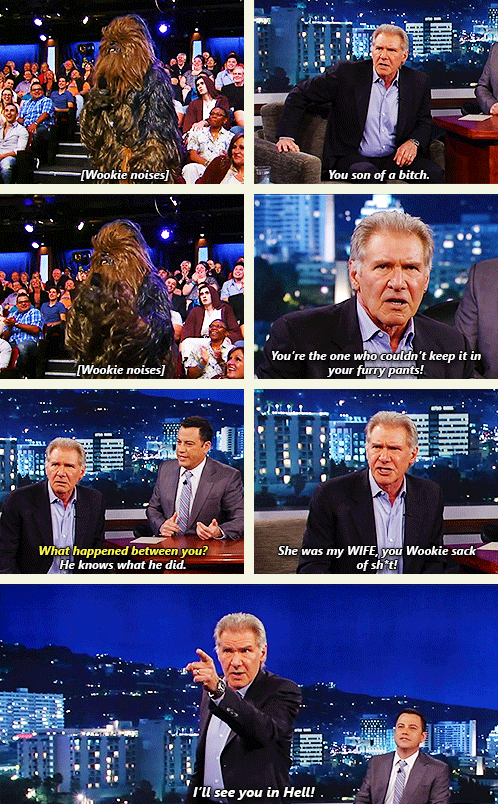 [Wookie Noises]
