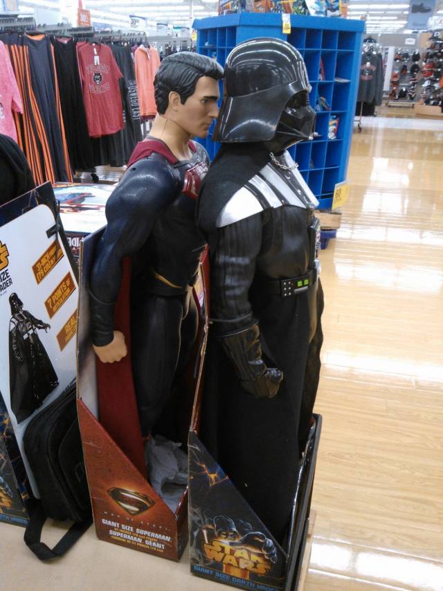 He's standing right behind me, isn't he?