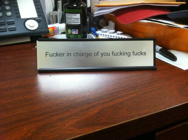 My dad works as a restaurant manager. A couple of his bartenders gifted him this...