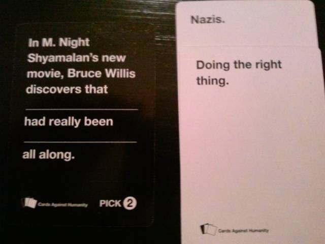 My brother ended Thanksgiving game time with this one