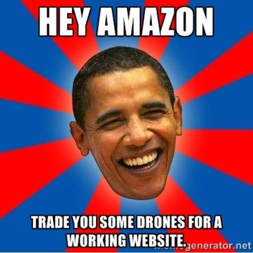 President Obama after seeing Amazon’s announcement