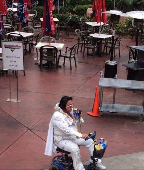 Elvis has left the building