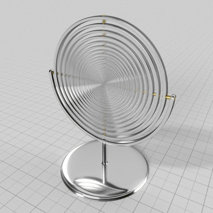 Looping geometric circles