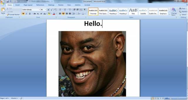 Just found out that my neighbor has a wireless printer and I printed this document on it.