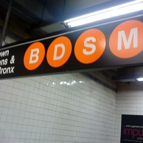 Sorry I'm late, I got tied up on the subway...