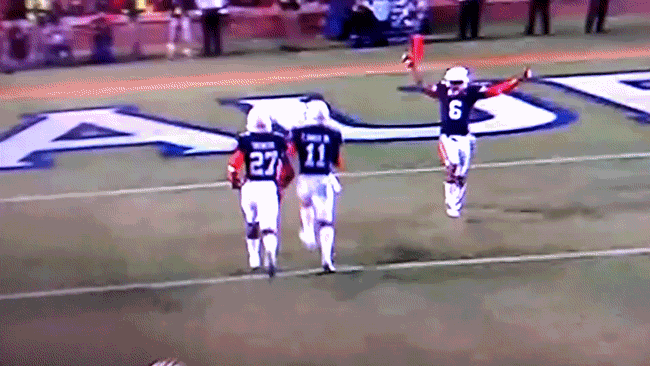 Someone was excited about that Iron Bowl win.