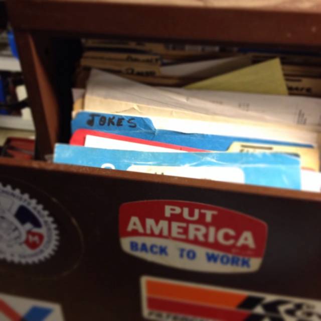 I found my dad's stash