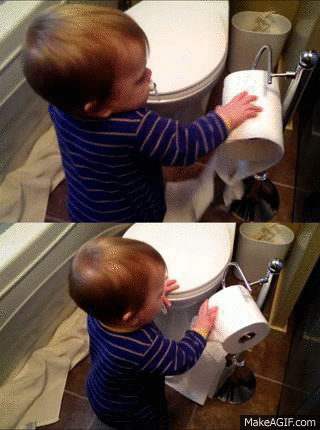 Only 1 good reason for a BACKWARDS TOILET ROLL
