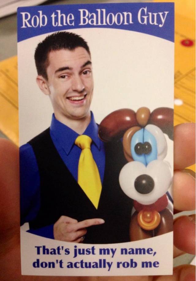 Clever business card