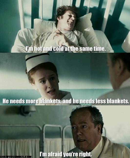 How I feel in bed today with the flu
