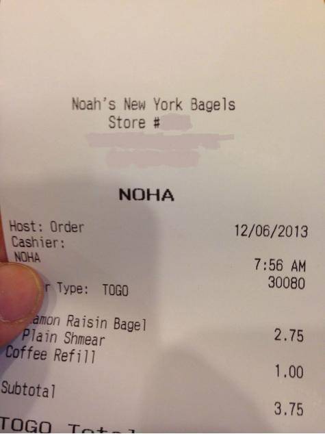 My name is Noah. Everyone spells it wrong. I thought there was one place that would get it right.