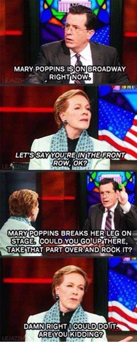 Julie Andrews is awesome.