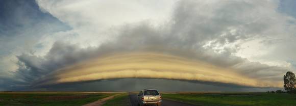 The clouds grace me...