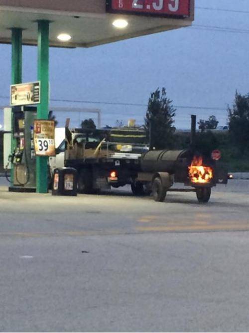 Just filling up my tank at Walmart