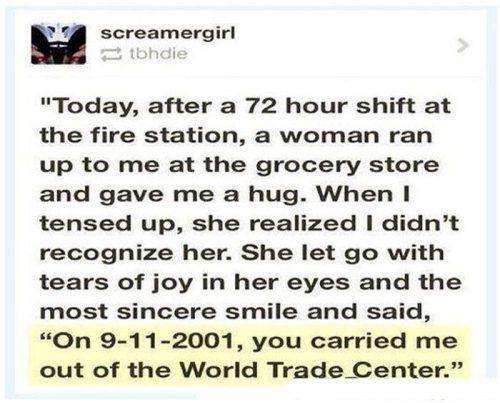 Today, after a 72 hour shift..