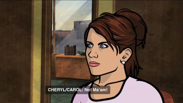 Was trying to remember if her name was Cheryl or Carol. Threw on the subtitles to see if they'd help... Dedication to the joke.