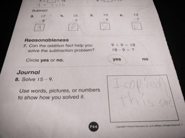 Pretty proud of my 6-year-old right now.