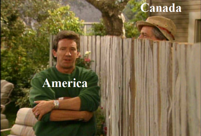 Whenever I think of American/Canadian relations, this comes to mind