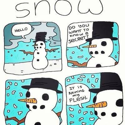 The dark truth behind snow.