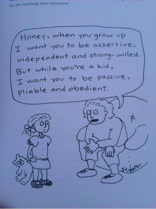Came across this cartoon in a teaching book. So true.