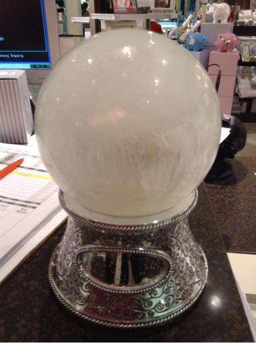 It's so cold our snow globes froze during shipment