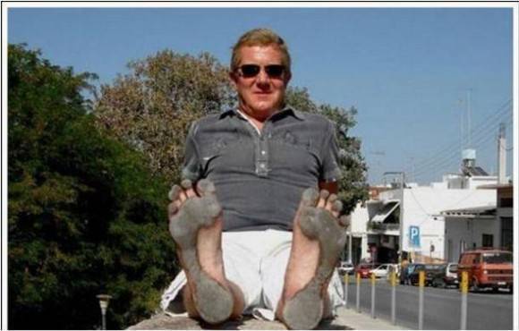Man who hasn’t worn shoes in 8 years