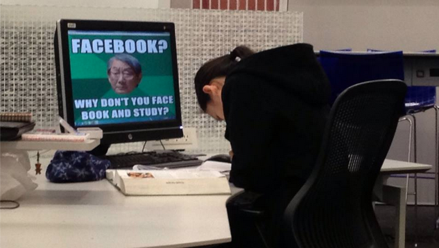A girl at my school found a new way to motivate herself 