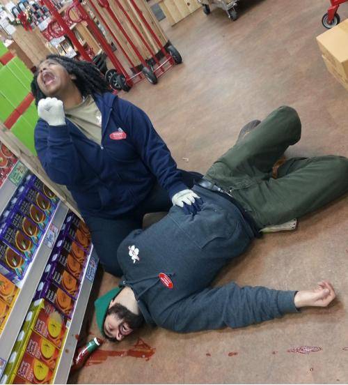 The first thing we thought we should do before getting a mop