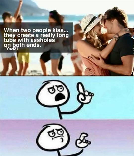 When two people kiss..