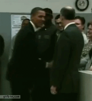 Obama's been getting close lately...