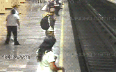 Holy F*ck! Stopping just in time
