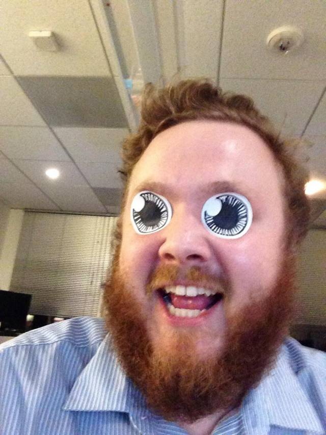 My office uses a lot of DVD labels, but they don't make use of the eye-sized centers that are left over.