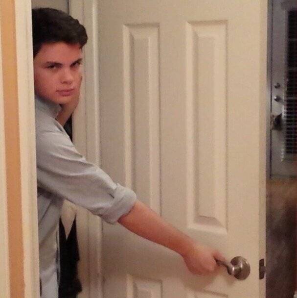 So my brother decided to announce that he was gay over the internet last night. This is his new profile picture...