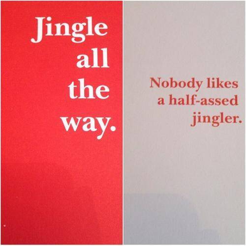 Think my brother will appreciate this Christmas card.