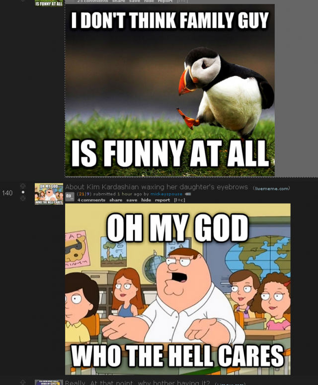 I was browsing advice animals and it finally happened.