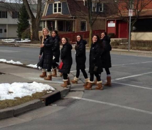 Sorority girls spotted at Penn state. 