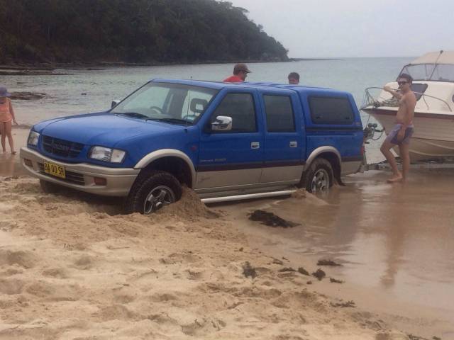 These idiots tried to knock me off my kayak and laughed. This is what they were upto when I got back to the beach..karma is a bitch!