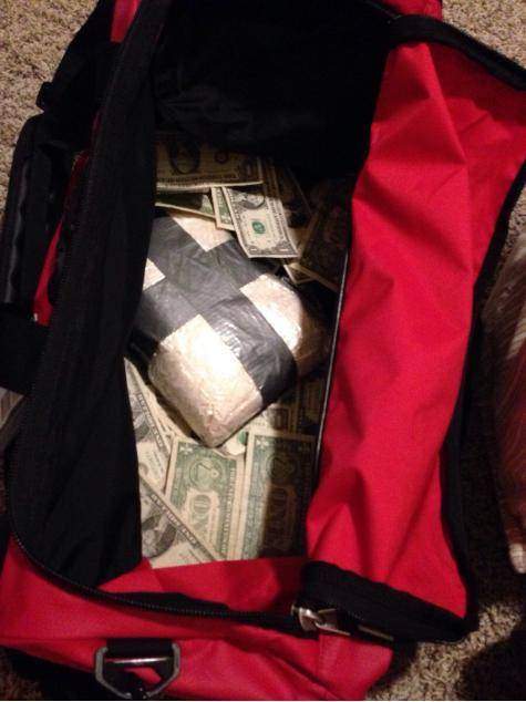Our son wants a duffel bag for Christmas. We decided to give him cash and chocolate chip cookie ingredients as well.