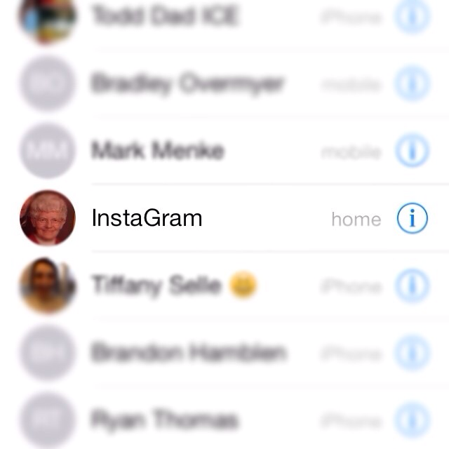 Put my grandma on speed dial.