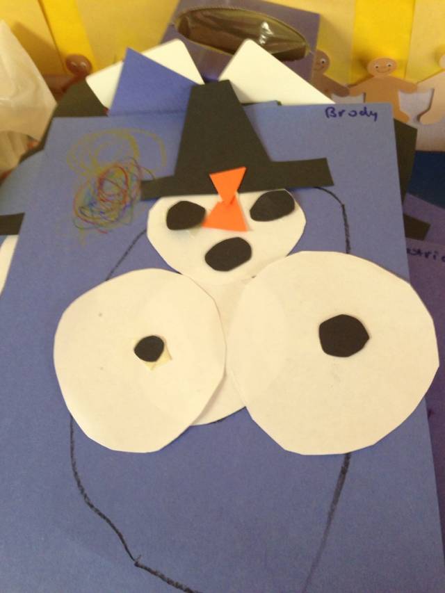 My wife works at a preschool. A student made this. Nice work, Brody.