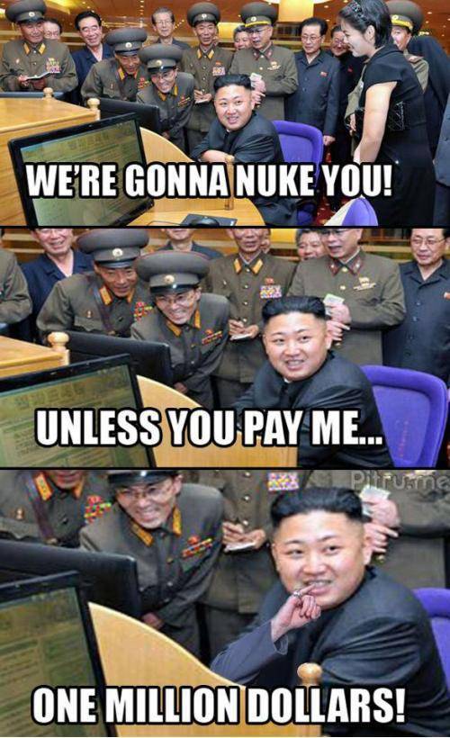 oh North Korea...