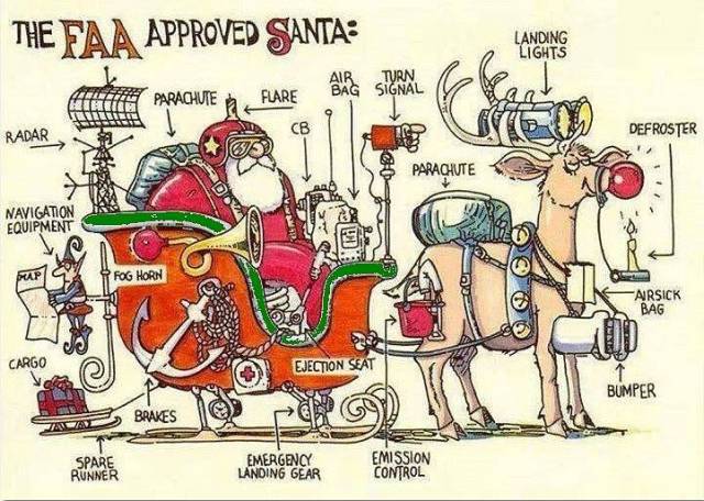 The FAA approved Santa