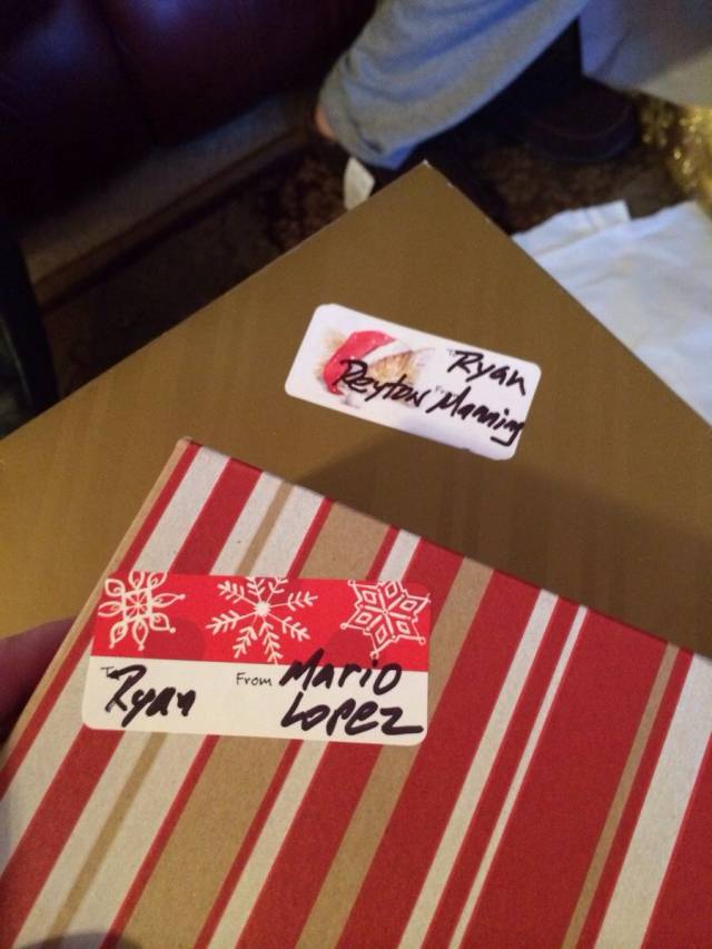 I'm a 26. My dad gave up on the gifts from 