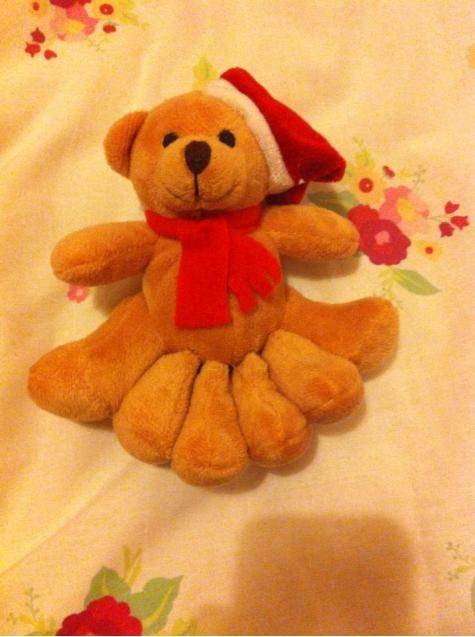 My friend asked her parents for a 6ft Teddy bear for Christmas. Today she got this.