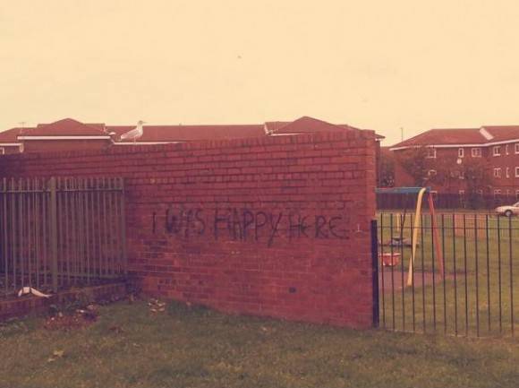 Saw this when I was out and about a few weeks ago, found it oddly profound