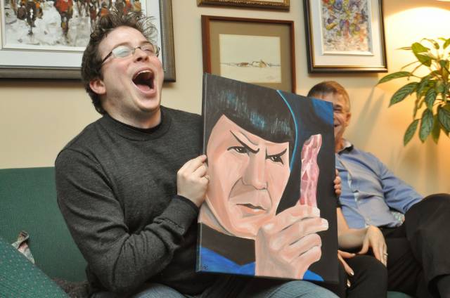 Got this painting from my sister. Facinating!