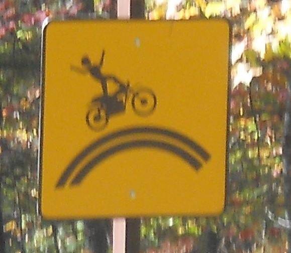I stopped and waited at this sign for like 20 minutes an zero people did motocross tricks over a rainbow...