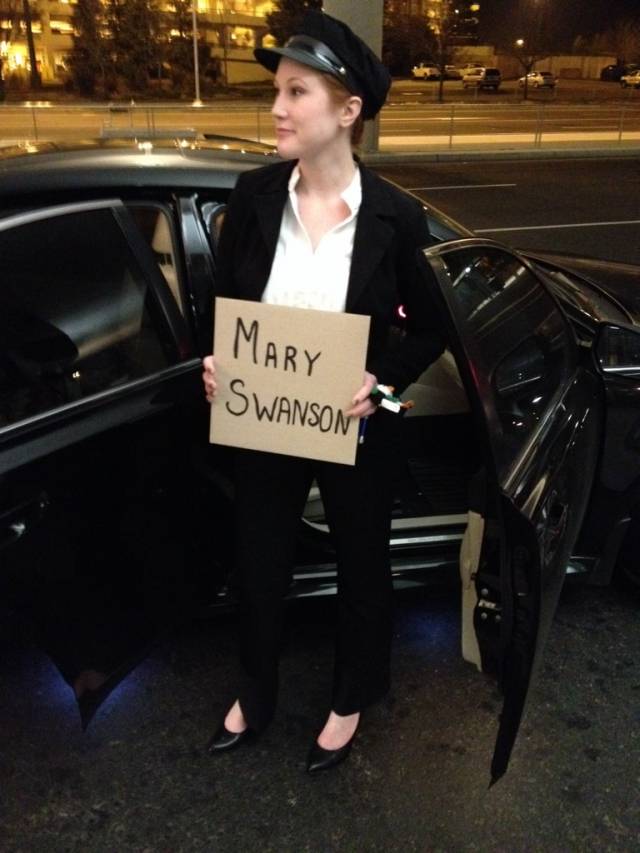 This is how I pick my friends up from the airport...