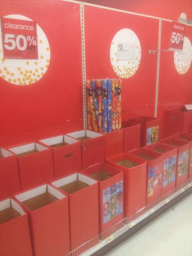 Target made my night. All the other wrapping paper is gone except for the bieber print. Just feels good.