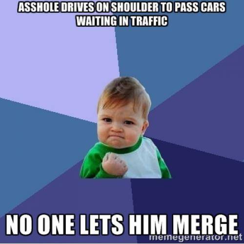 I hate when people do this in traffic or at red lights.